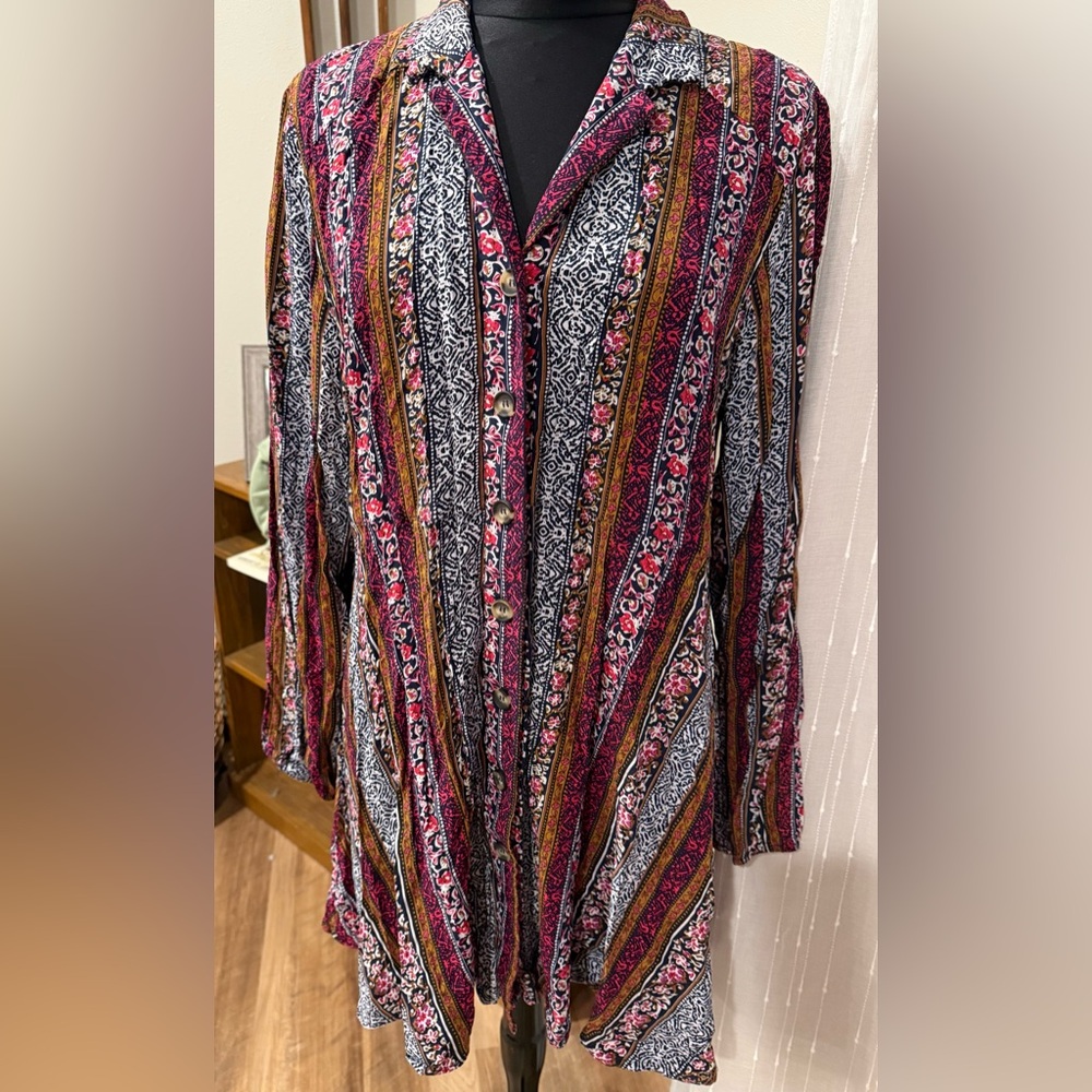 Natural Life Multicolor Patterned Shirt